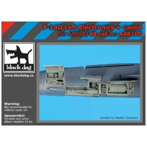 1/48 F-14 D left electronics and canon for AMK