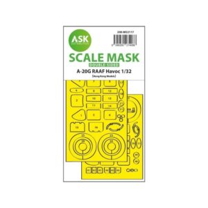 1/32 A-20G RAAF Havoc double-sided express fit mask for HK Models