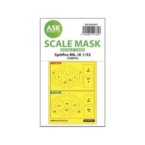 1/32 Spitfire Mk.IX double-sided masks for Tamiya