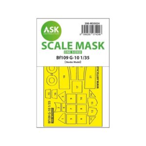 1/35 Messerschmitt Bf 109G-10 one-sided painting mask for Border Model