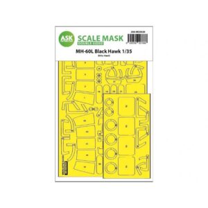 1/35 MH-60L Black Hawk double-sided express fit painting mask for Kitty Hawk