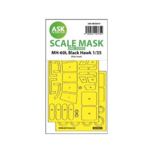 1/35 MH-60L Black Hawk one-sided express fit painting mask for Kitty Hawk