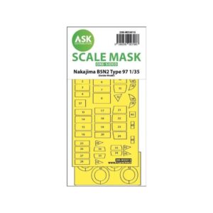 1/35 Nakajima B5N2 Type 97 one-sided express fit painting mask for Border Model