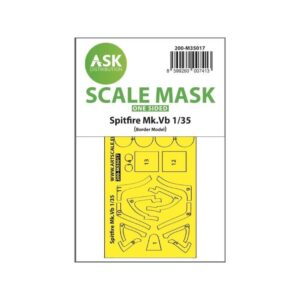 1/35 Spitfire Mk.Vb one-sided express fit painting mask for Border Model