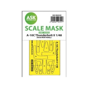 1/48 A-10C Thunderbolt II one-sided express fit mask for GWH