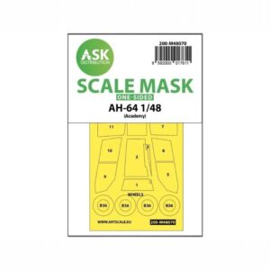 1/48 AH-64 one-sided mask for ACADEMY