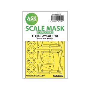 1/48 F-14B Tomcat double-sided express fit mask for Great Wall Hobby