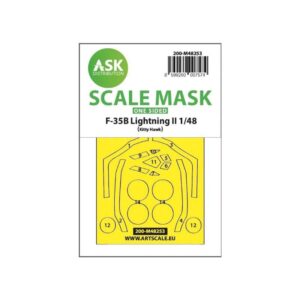 1/48 F-35B Lightning II one-sided express fit mask for Kitty Hawk