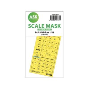 1/48 F4F-3 Wildcat double-sided express mask for Eduard