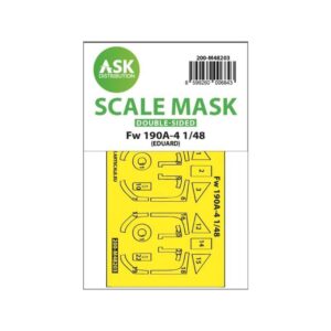1/48 Fw 190A-4 double-sided express fit mask for Eduard