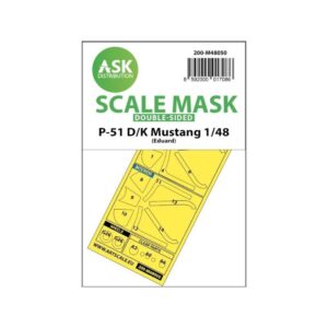 1/48 P-51D/K Mustang double-sided mask for Eduard