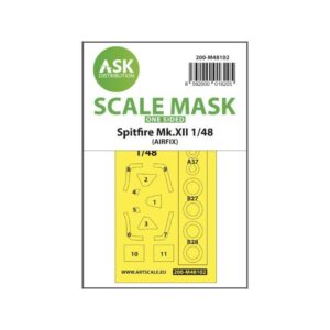 1/48 Spitfire Mk.XII one-sided mask self-adhesive, pre-cutted for Airfix