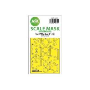 1/48 Su-27 Flanker-B double-sided express fit mask for Kitty Hawk