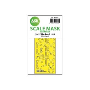 1/48 Su-27 Flanker-B one-sided express fit mask for Kitty Hawk