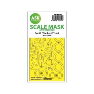 1/48 Su-35 Flanker-E double-sided express fit mask for Kitty Hawk