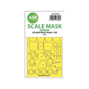 1/48 UH-60A Black Hawk one-sided express fit mask for ICM