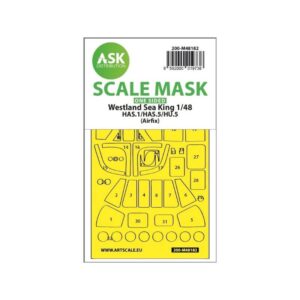 1/48 Westland Sea King HAS.1/HAS.5/HU.5 one-sided express fit mask for Airfix