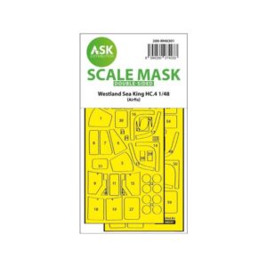 1/48 Westland Sea King HC.4 double-sided express fit mask for Airfix