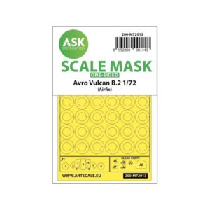 1/72 Avro Vulcan B.2 one-sided painting mask for Airfix