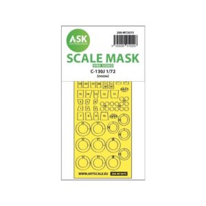 1/72 C-130J one-sided express fit mask for Zvezda