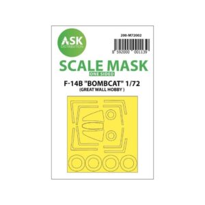 1/72 F-14B Bombcat outside painting mask for Great Wall Hobby