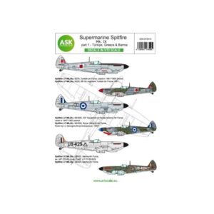 1/72 Spitfire Mk.IXc and Mk.IXe part 1 - Greece, Turkiye, Burma