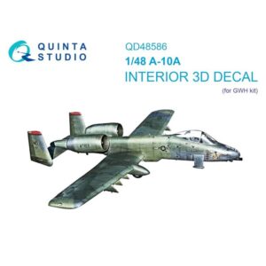 A-10A Warthog 3D-Printed & coloured Interior on decal paper (GWH) - 1/48