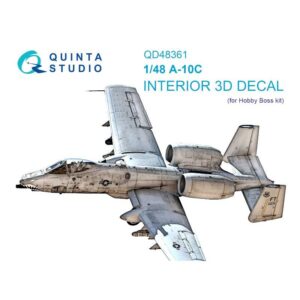 A-10C 3D-Printed & coloured Interior on decal paper (Hobby Boss) - 1/48