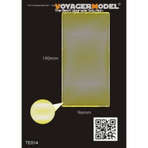 Antiskid plate set 1 Diamond pattern 1.8 x 0.9 - VOYAGER MODELS