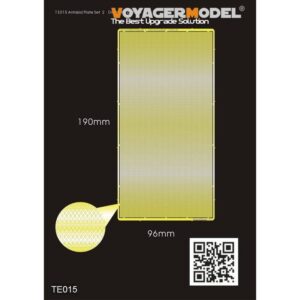 Antiskid plate set 2 Diamond pattern 1.8 x 0.9 - VOYAGER MODELS