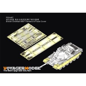 British Chieftain MBT Fenders w/Track Cover (MENG TS-051) - VOYAGER MODELS