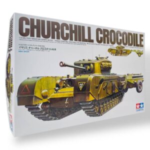 British flame-throwing tank Churchill Crocodile or Churchill Mk VII