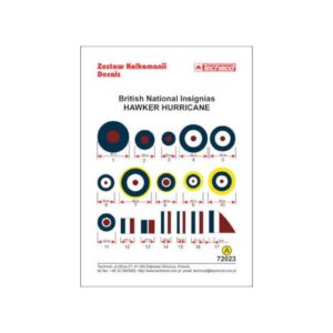 British National Insignias - Hawker Hurricane decals