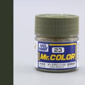 C-023 Dark Green (2) (10 ml) - Mr. Color for Aircraft Models, Great Britain, WWII