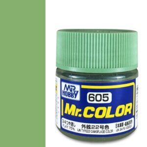 C-605 IJN Type22 Camouflage Color (10 ml) - Mr. Color for Warship Models, Japan