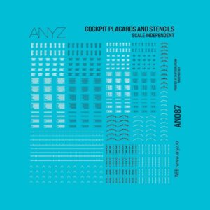 Cockpit placards and Stencils (Scale Independent)