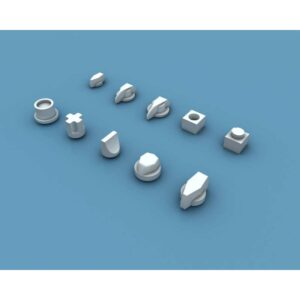 Dials & Knobs 2 for 1/32 and 1/35 (200 pcs)