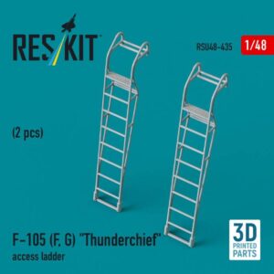 F-105 (F, G) "Thunderchief" access ladders (2 pcs) (3D Printed) (1/48)
