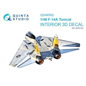 F-14A Tomcat 3D-Printed & coloured Interior on decal paper (GWH) - 1/48