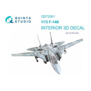 F-14B 3D-Printed & coloured Interior on decal paper (GWH) - 1/72
