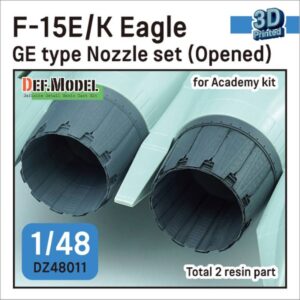 F-15E/K Eagle Nozzle set (GE type) - Opened (for Academy 1/48)