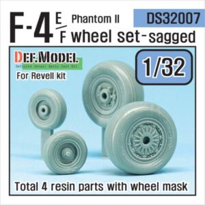 F-4E Phantom II Wheel set (for Revell 1/32)