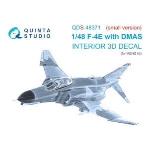 F-4E with DMAS 3D-Printed & coloured Interior on decal paper (Meng) (Small version) - 1/48