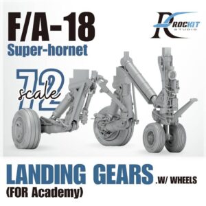 F/A-18 Landing gears with weighted whells set (for Academy)