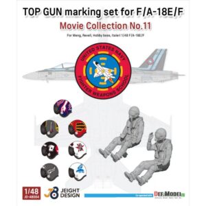 F/A-18E/F Super Hornet Decal set - Movie Collection No.11 w/ 2 Pilot Fig.s