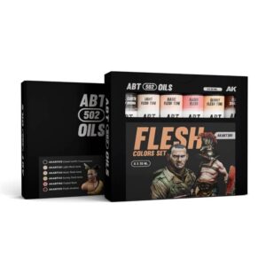 FLESH COLORS SET - ABT 502 OILS