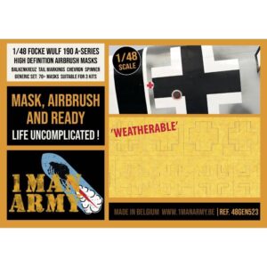 Focke Wulf 190 A-Series Balkkr. Chevr. Tail Markings Gen. Set 1/48