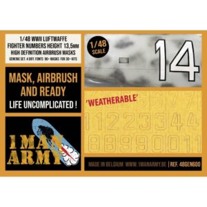 Focke Wulf 190 A-Series Fighter Numbers 13,5mm Gen. Set 1/48