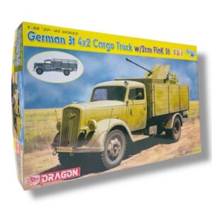 German 3t 4x2 Cargo Truck w/2cm FlaK 38 (2 in 1)