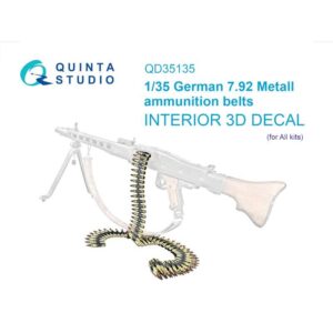 German 7.92 Metall ammunition belts (All kits) WWII - 1/35